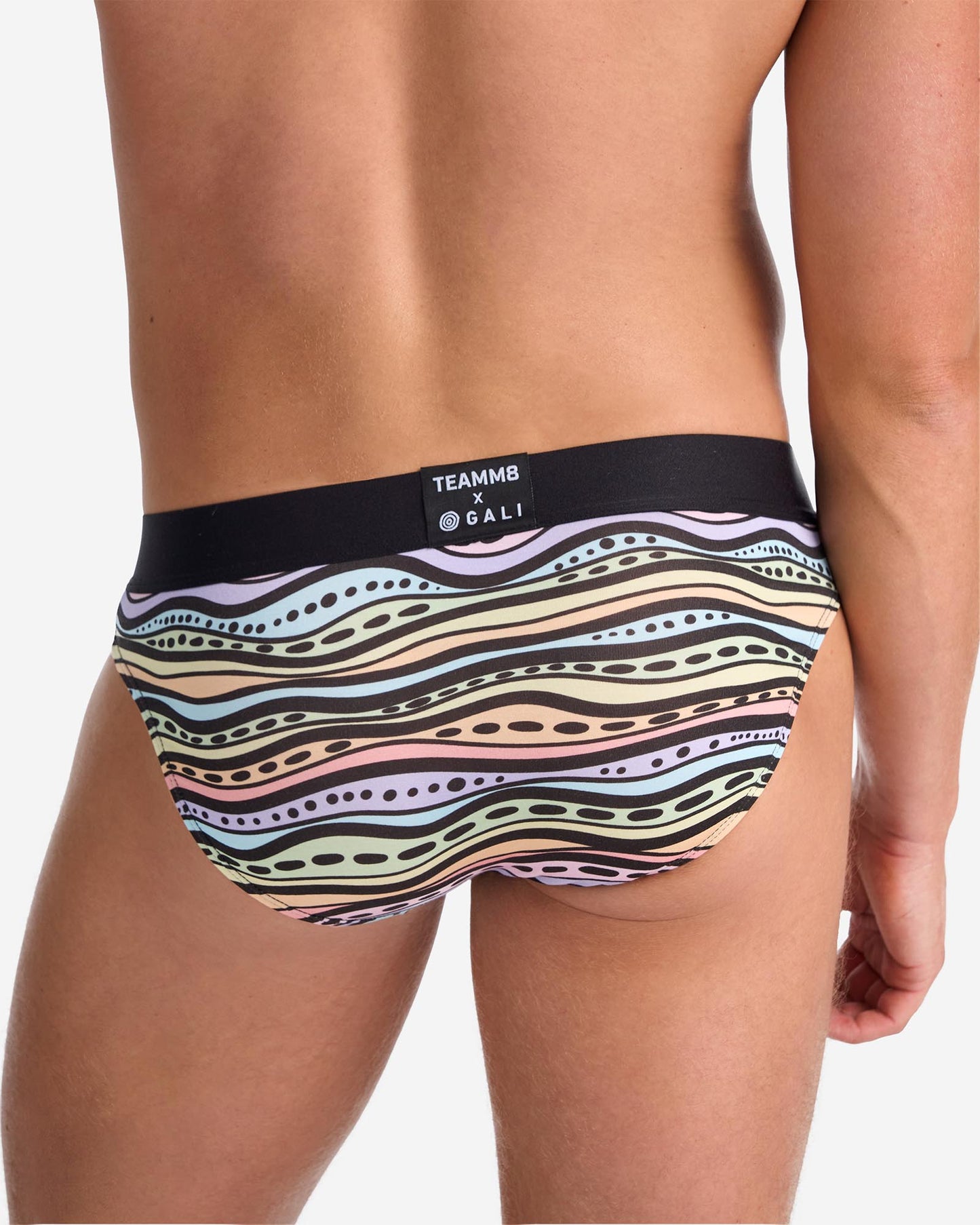 Teamm8 x Gali Brief - Worimi Waves (Rainbow)