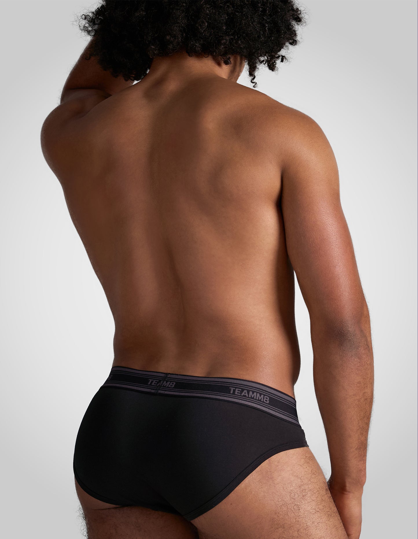 Teamm8 New Classic Cotton Brief - Black