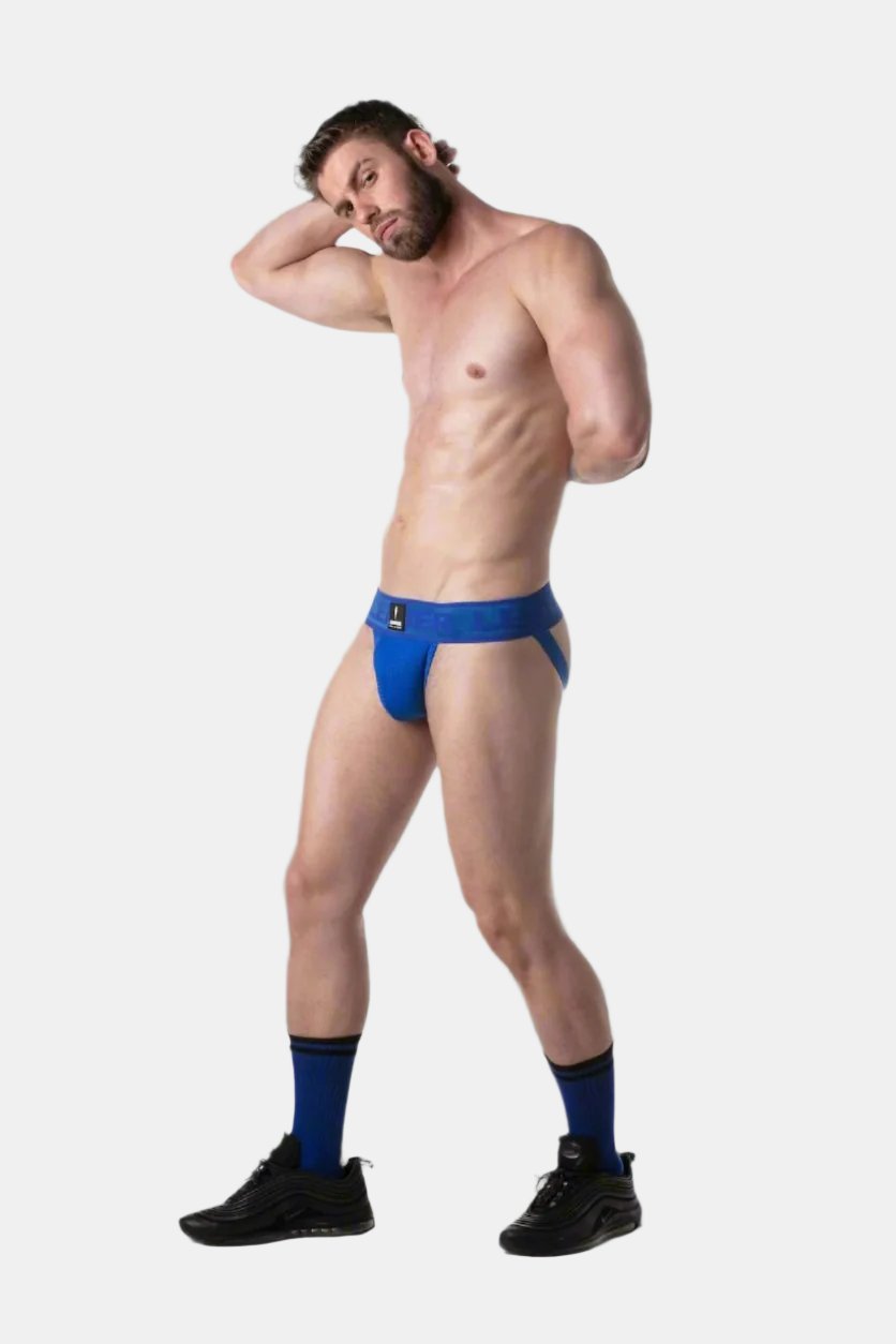 Leader Sports Mesh Jockstrap - Blue