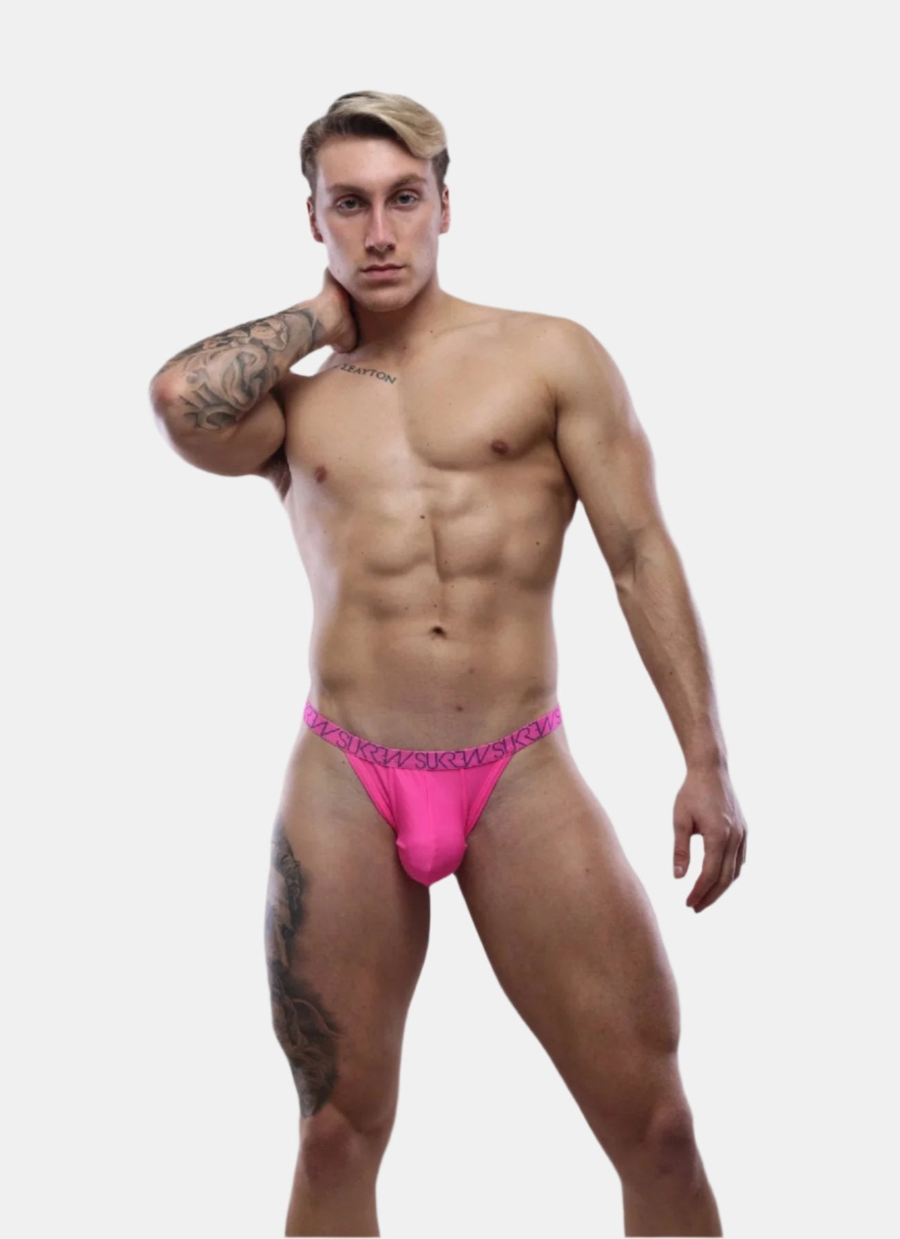 Sukrew Bubble Thong - Shocking Pink